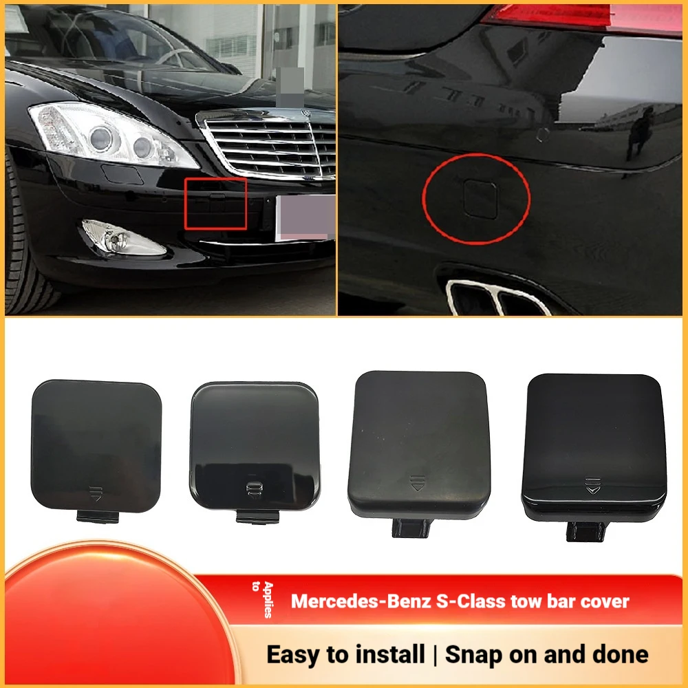 Suitable for 05-08 Mercedes-Benz S-class front and rear bar trailer cover W221 front and rear safe traction hook paint