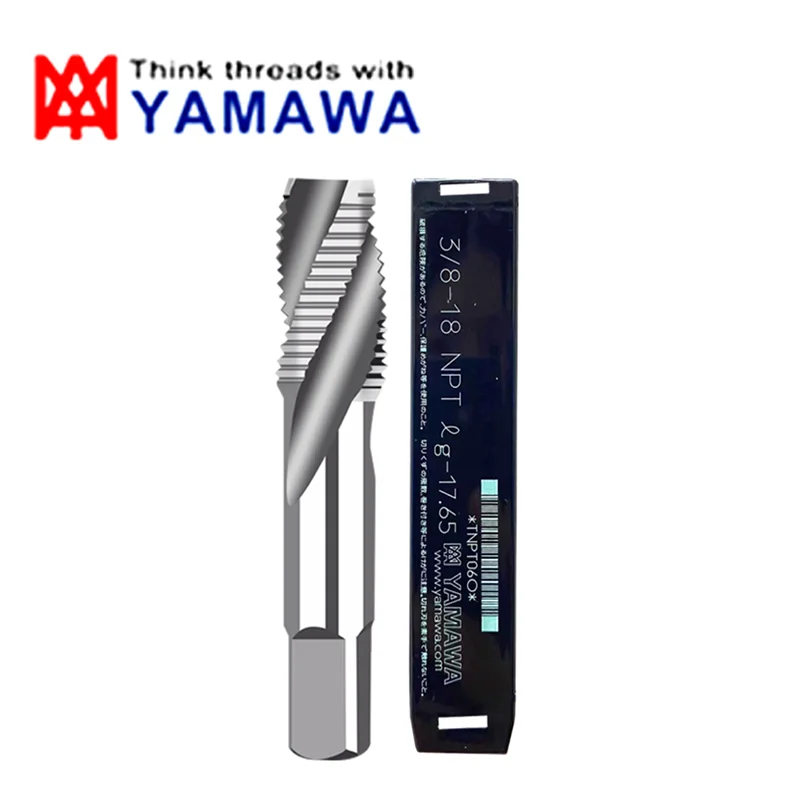 Japan YAMAWA Pipe Thread Spiral Fluted Tap PS RP PF G PT RC NPS NPT 1/16 1/8 1/4 3/8 1/2 3/4 Machine Screw Thread Taps