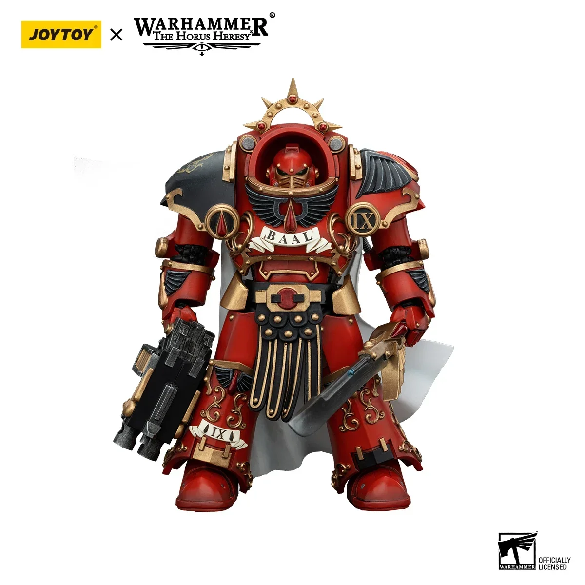 JOYTOY Warhammer 30K 1/18 Action Figures Anime Blood Angels Legion Praetor in Tartaros Terminator Armour Figure Model Toys Gifts