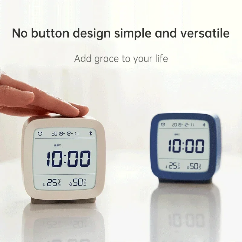 Bluetooth Alarm Clock Temperature and Humidity Monitoring Three-In-One Intelligent Multifunctional Mute Night Light Induction