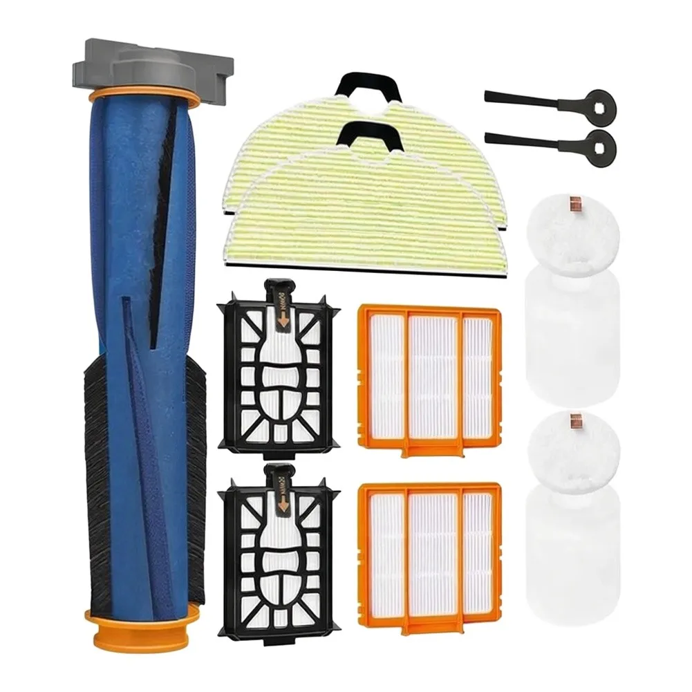 Replacement Parts Kit For Shark For Matrix Plus-AV2610WA Robot-Vacuum With Roller Brush Side Brushes-Filters Mop Cloths Accessor