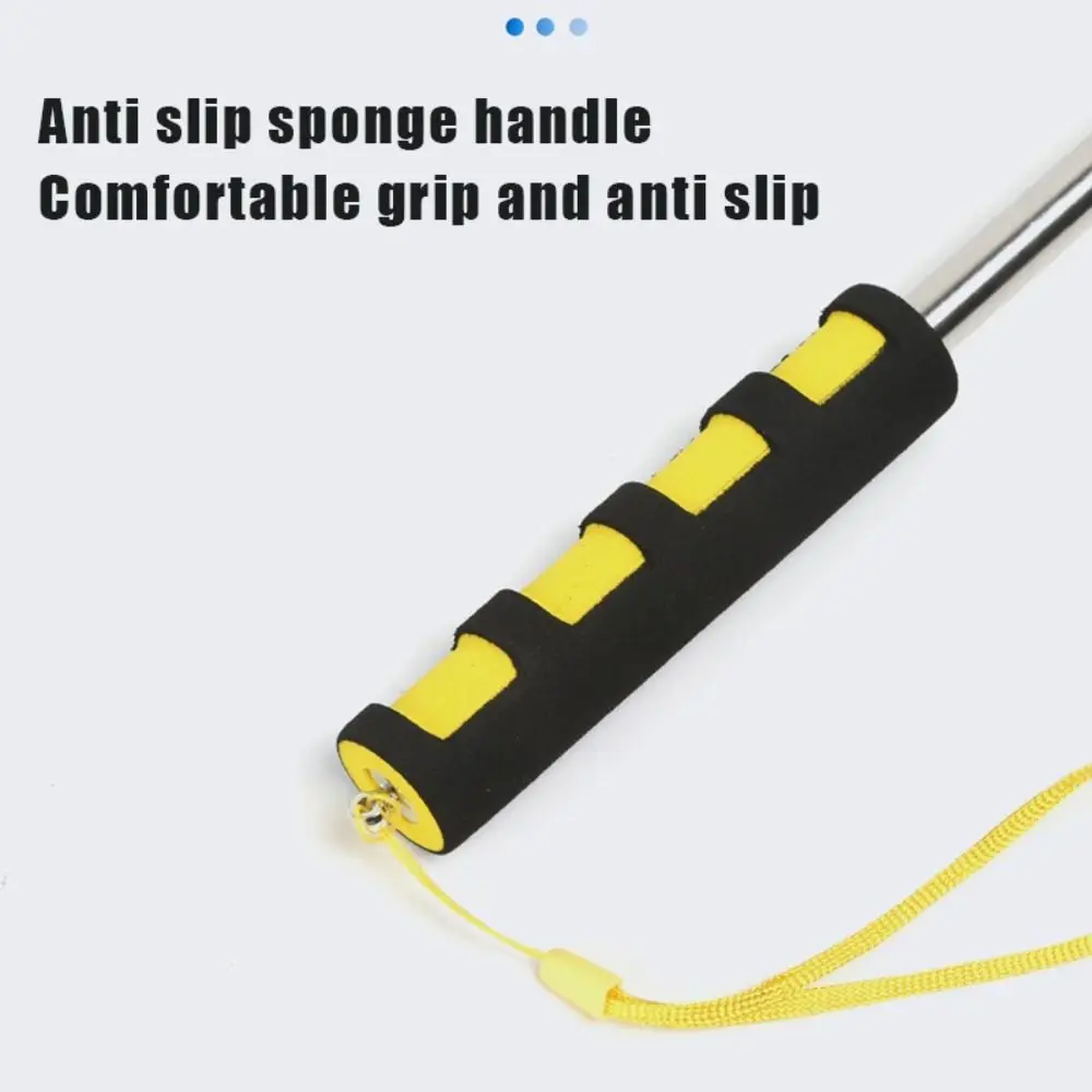 المهنية إصبع القراءة العصي الفولاذ المقاوم للصدأ قضيب تليسكوبي التدريس عصا السبورة اليد مؤشر أدوات التدريس #5