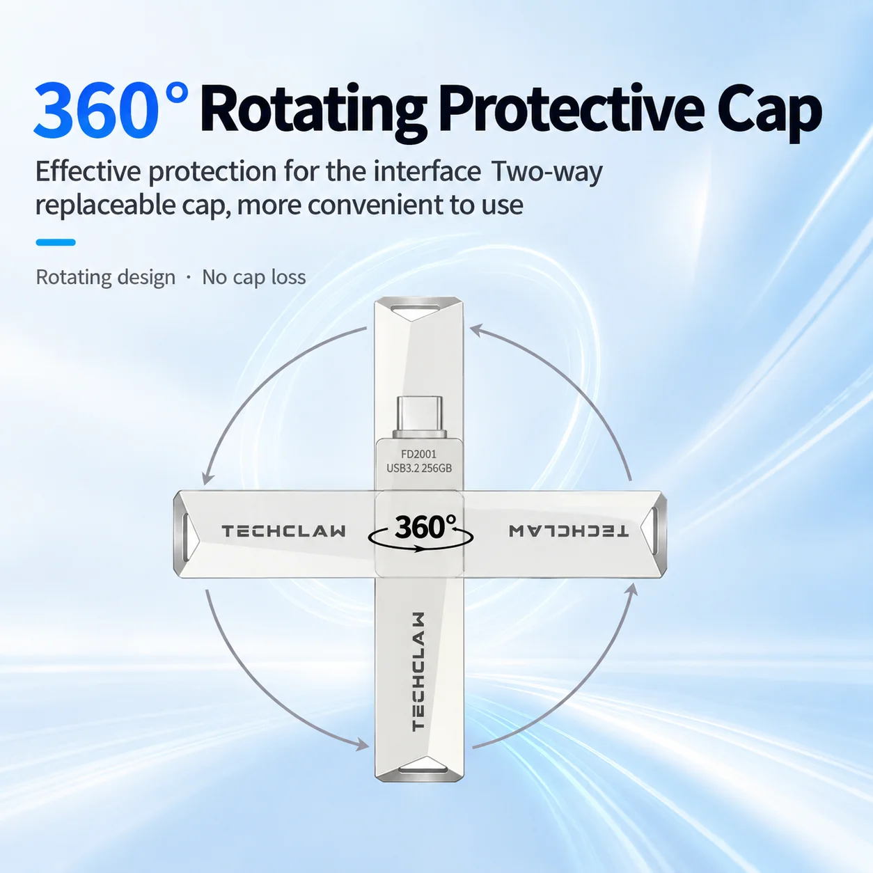 Pamięć USB 3.0 typu C, 2 w 1, 120 MB/s, szybka, metalowa, z funkcją OTG, 64 GB, 128 GB, 256 GB, 512 GB, do komputera, telefonu i samochodu. — zdjęcie produktu 4