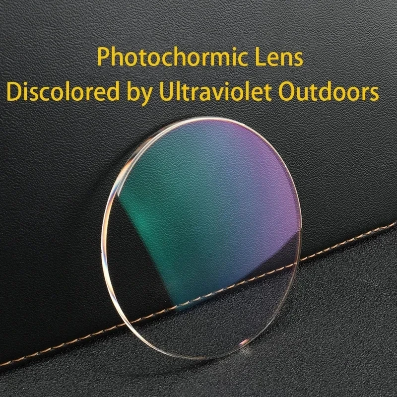 Photochromic Lens 1.56 1.61 Prescription CR-39 Glasses Lenses Myopia Photosensitive Lenses Transit Lens