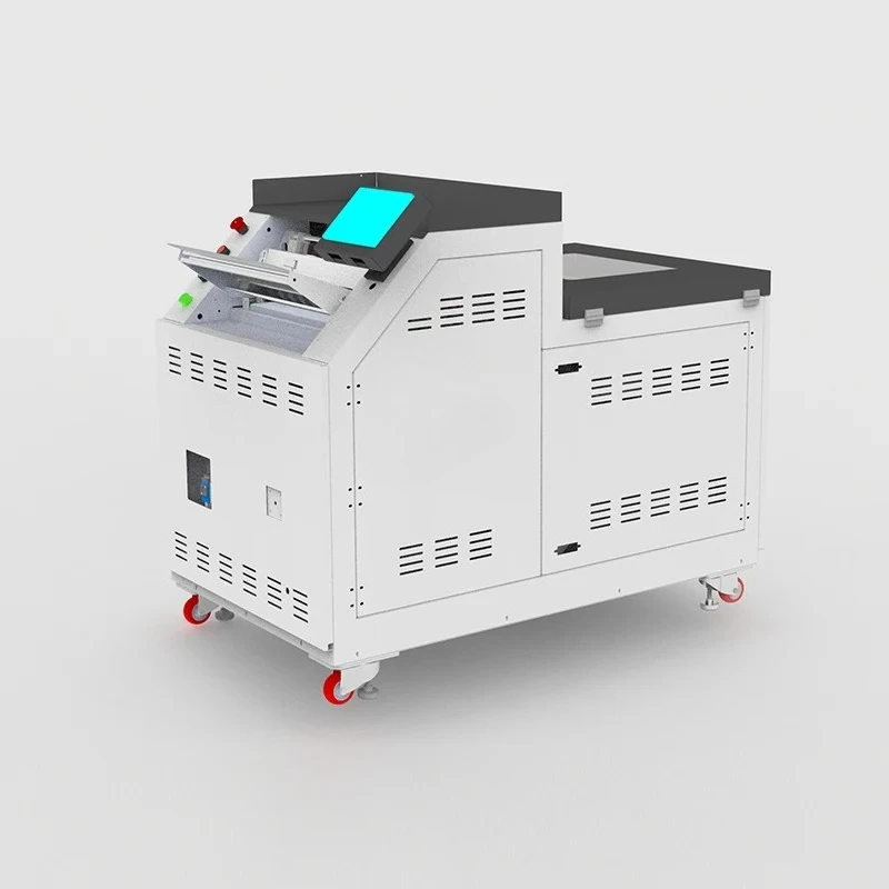 Digital photo book maker Flat book glue binding machine Wedding album making machine Semi-automatic