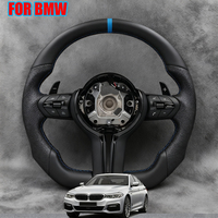 Blue Red M Sport Steering Wheel for BMW F01 F06 F10 F11 F12 F20 F21 F22 F25 F26 F30 F31 F32 F33 F34 F36 M3 F80 M4 F82 M5 F90