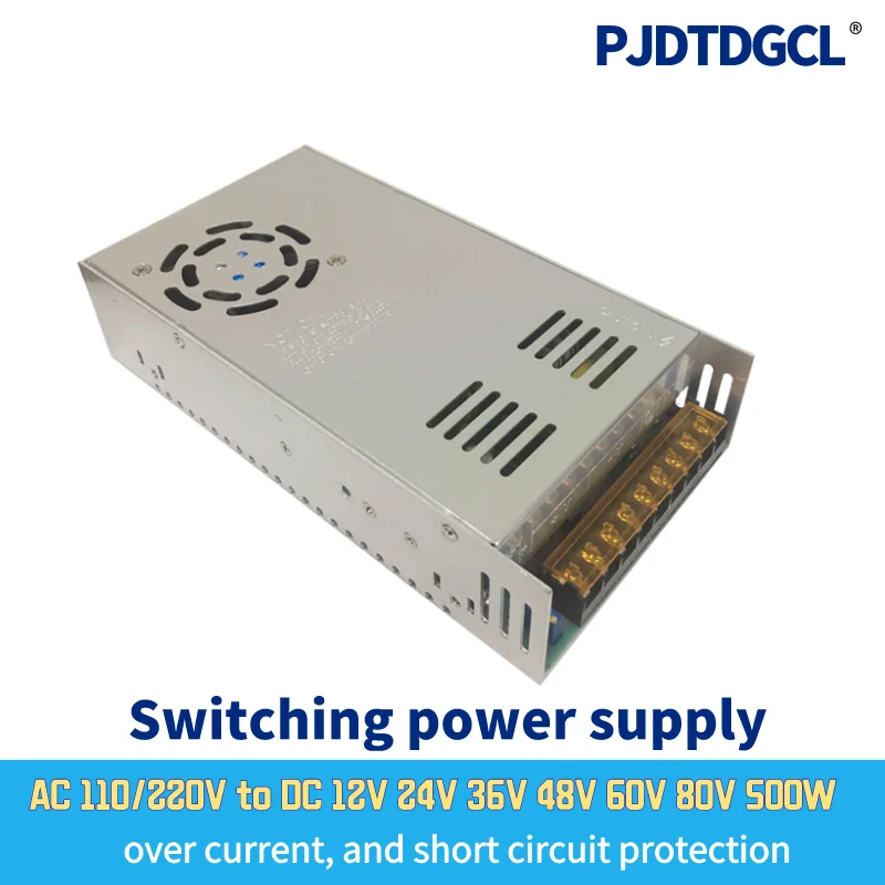 

0-12V 15V 24V 30V 36V 48V 50V 55V 60V70V 72V 80V 90V 100V 110V Adjustable 500W Switching Power Supply For Led 110/220V Ac To Dc