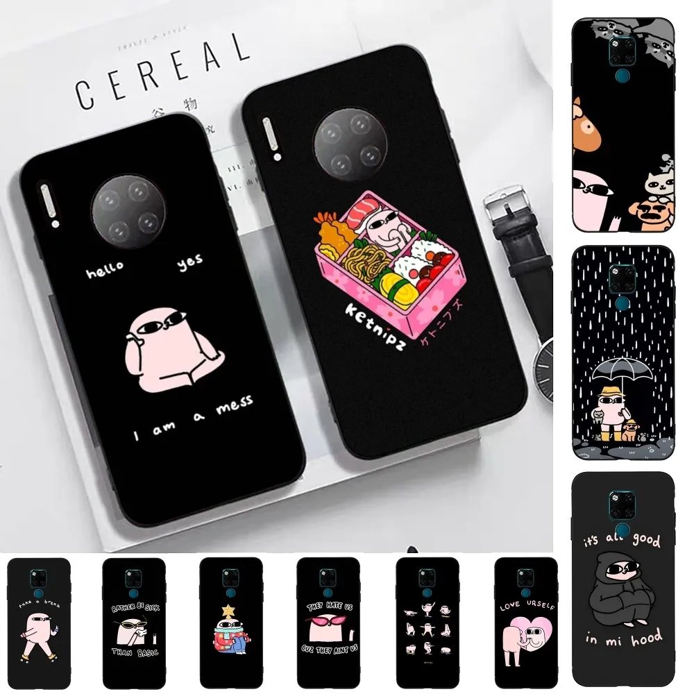 K-Ketnipz Bean-bag Phone Case For Huawei Mate 10 20 30 40 50 lite pro Nova 3 3i 5 6 SE 7 pro 7SE