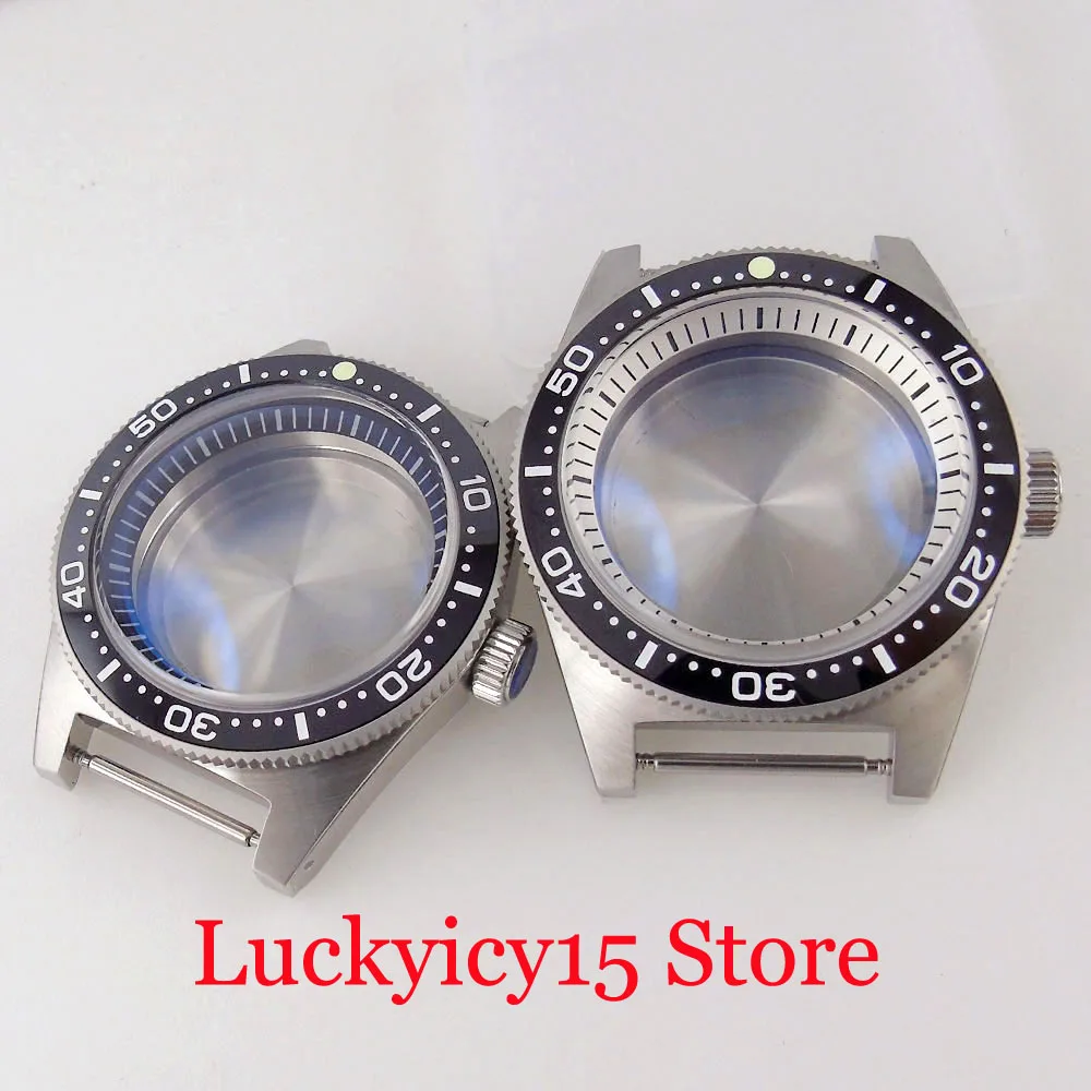 Black/Silver/White Chapter Ring 41MM 62MAS Watch Case Fit NH35A NH36A NH34 PT5000 ST2130 ETA2824 Dome AR/Flat Sapphire Glass