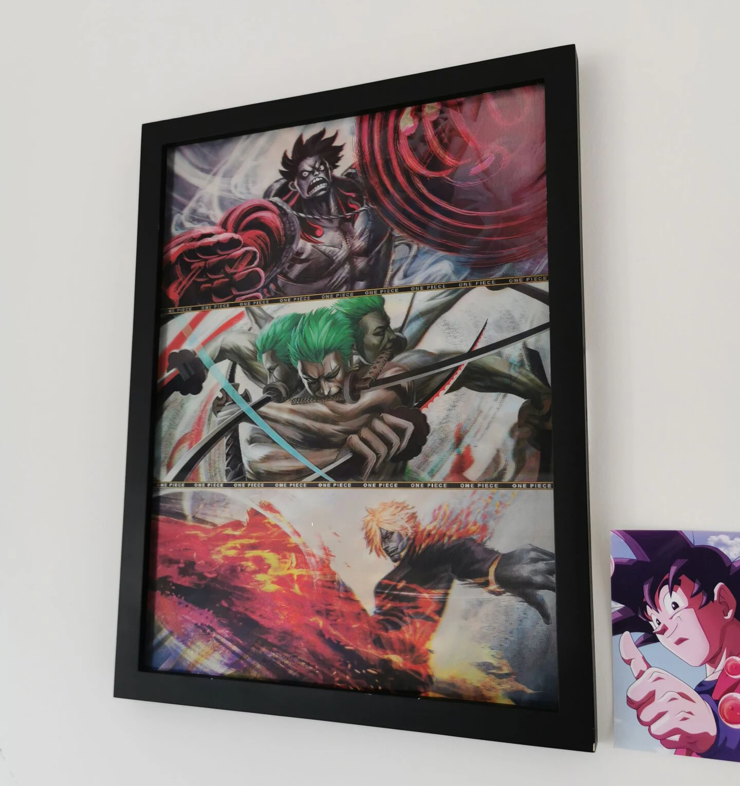 Poster Affiche Cadre 3D lenticulaire Itachi Sasuke Anime Manga Naruto