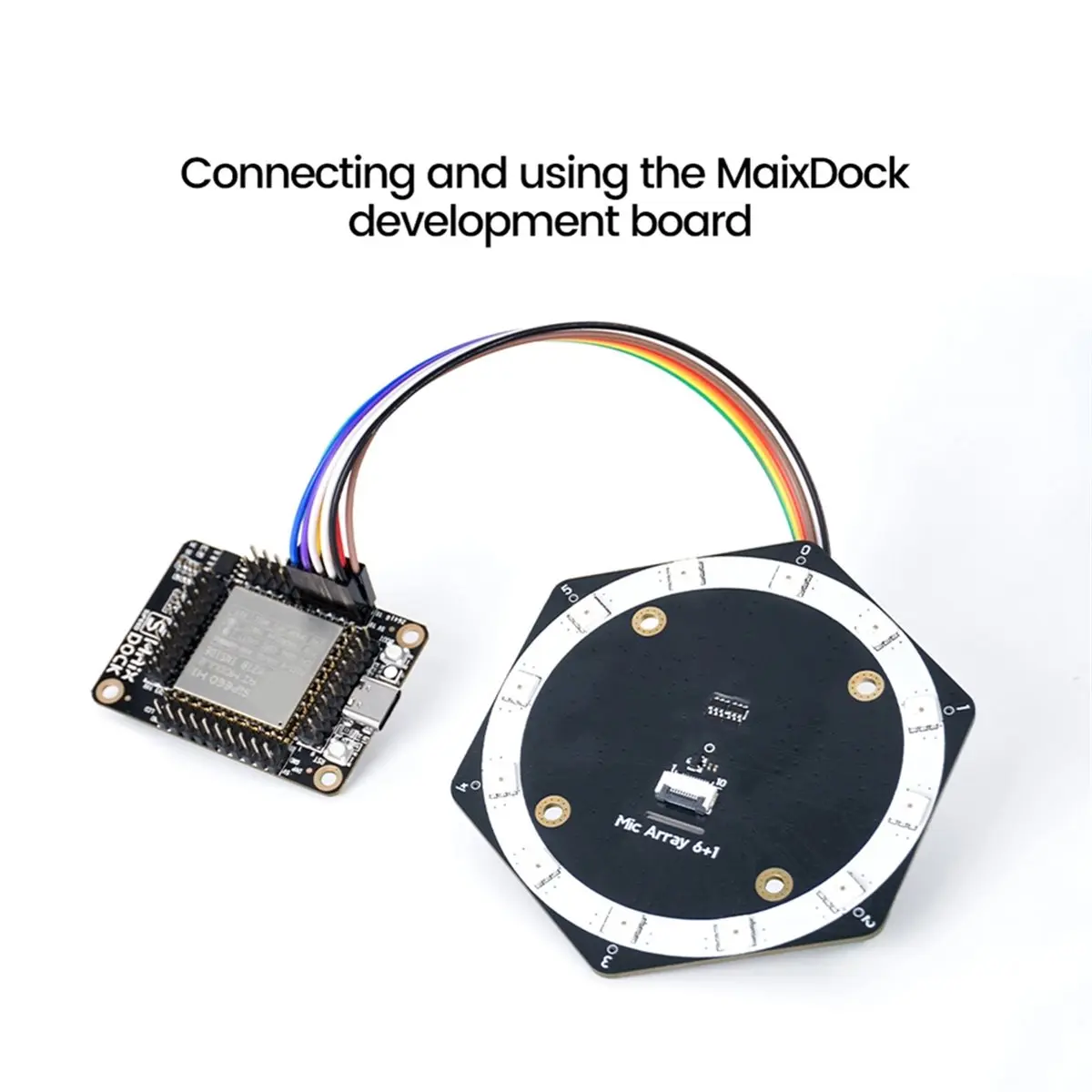 

Punctual- 6+1 Mic Array Sound Source Localization Beamforming USB Driver-Free Sound Card Microphone Array