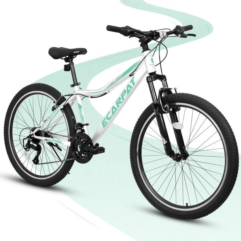 

24 Inch Children's Girl Bicycle Carbon Steel Frame Cycle for Kids Girls Variable Speed Mountain Bicycle Bike for Kids