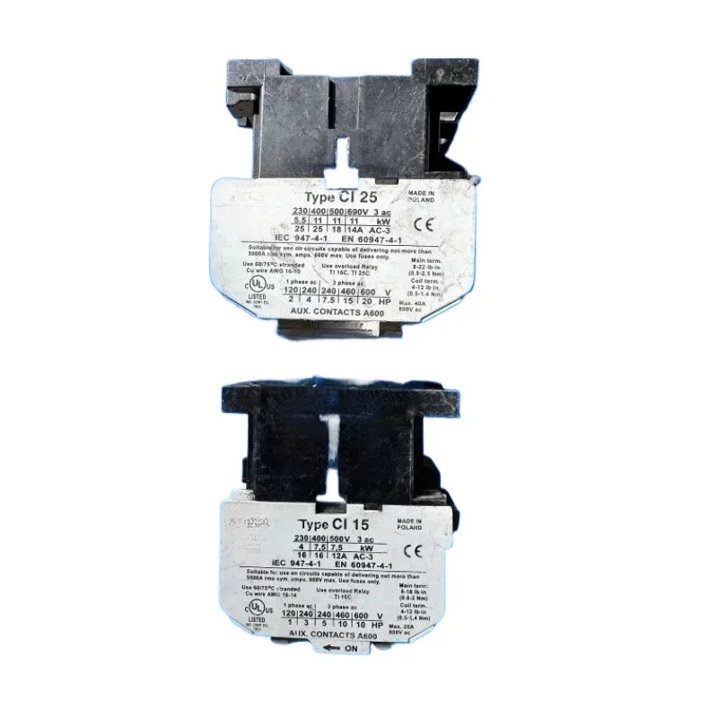 

CI15 or CI25 frequency converter pulse AC 220V contactor original disassembly