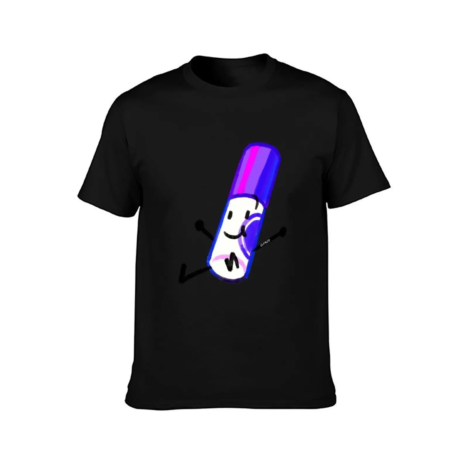 Marker BFDI T-Shirt Plus Size Gym Sports T-Shirt