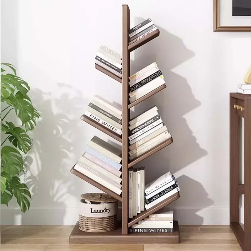 Storage Mobile Bookcase Organizer Magazine Library Modern Bookshelf Display Minimalist Etagere Rangement Living Room Furnitures