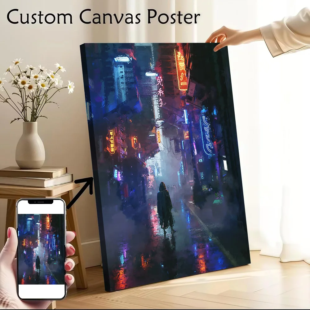 Sliver Canvas Poster Customizable Pictures Wall Art Canvas Painting for Gamer Decoration Decorative Picture Room Decorations