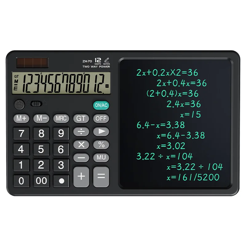 new-desktop-calculator-for-finance-accounting-integrated-with-office-handwriting-tablet-for-drafting-and-memo-taking