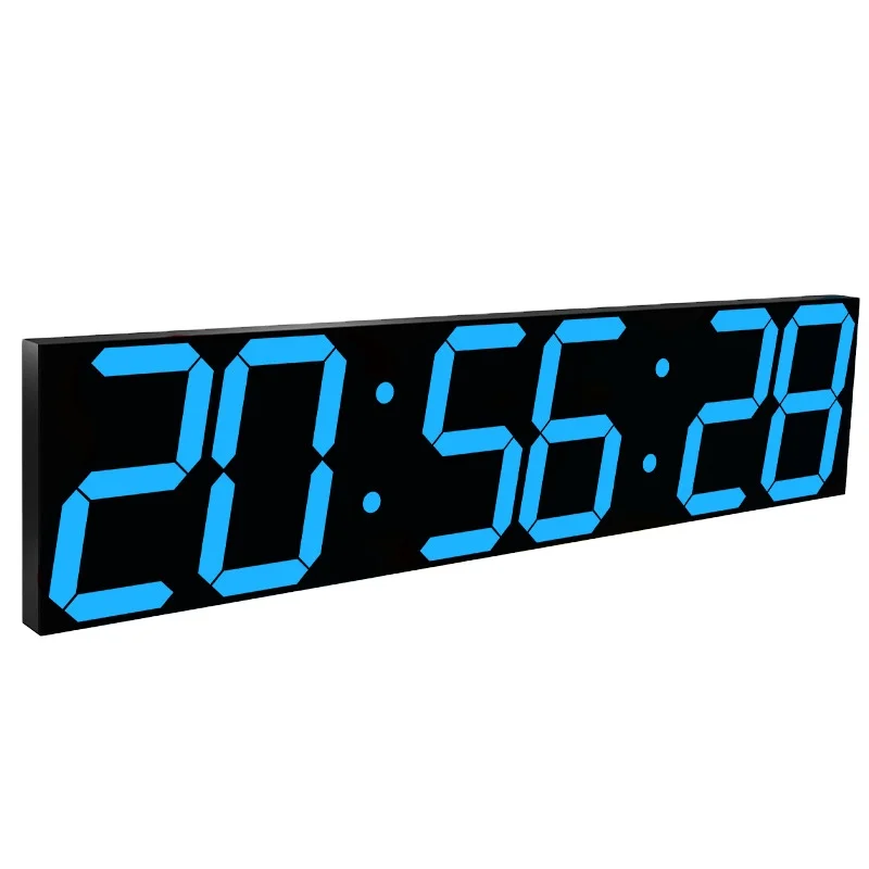 

Korean Style 3D Stereo Clock Led Alarm Electronic Clock Living Room 3D Wall Cross-Border Digital Clock