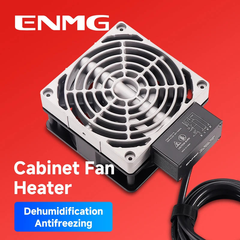 

ENMG Industrial Cabinet Anti-Freeze Anti-Condensation Electric Heater CSH8-F-T Adjustable Thermostat Air Conditioner 220V with.