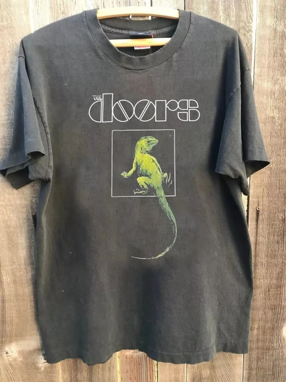 Men's Summer Vintage The Doors T-Shirt Unisex Cotton and Breathable Tee Men's Round Neck Streetwear Oversized Short Sleeve