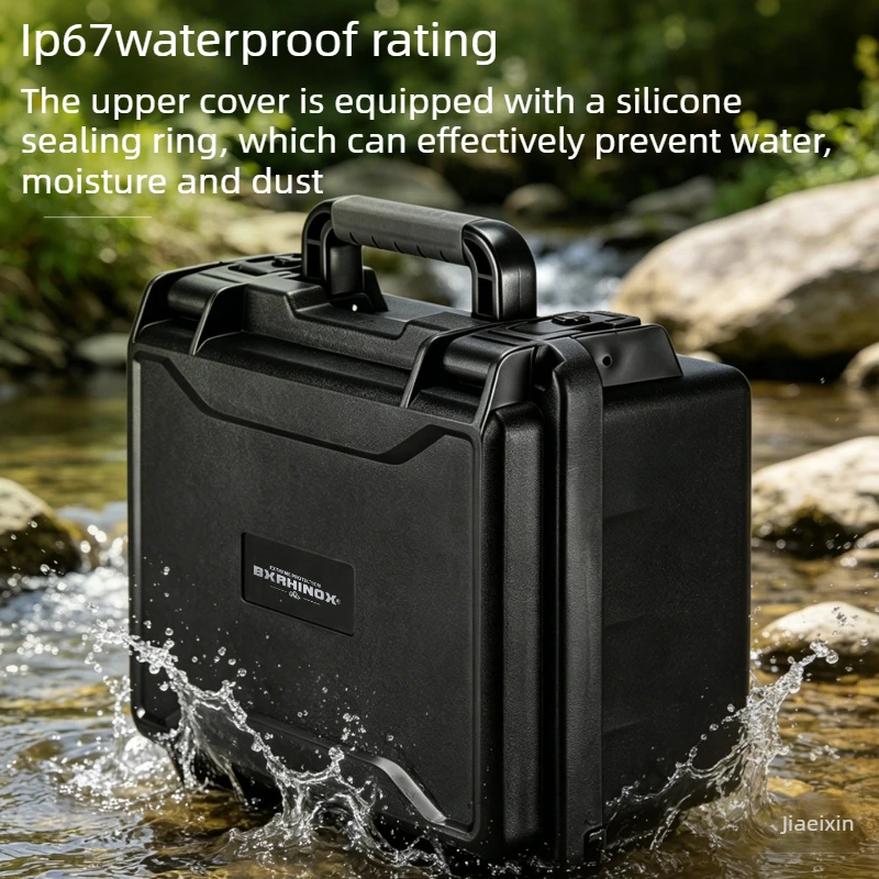 Waterproof Tool Case Safe Equipment Protective Box Portable Hardware Tools Storage Suitcase Household Instrument Organizer Boxes