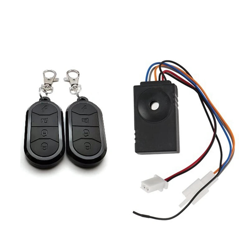 

Ebike Alarm System Dual Remote Control 36V 48V 60V 72V Alarm Accessories Universal Waterproof Electric Bike Replacement