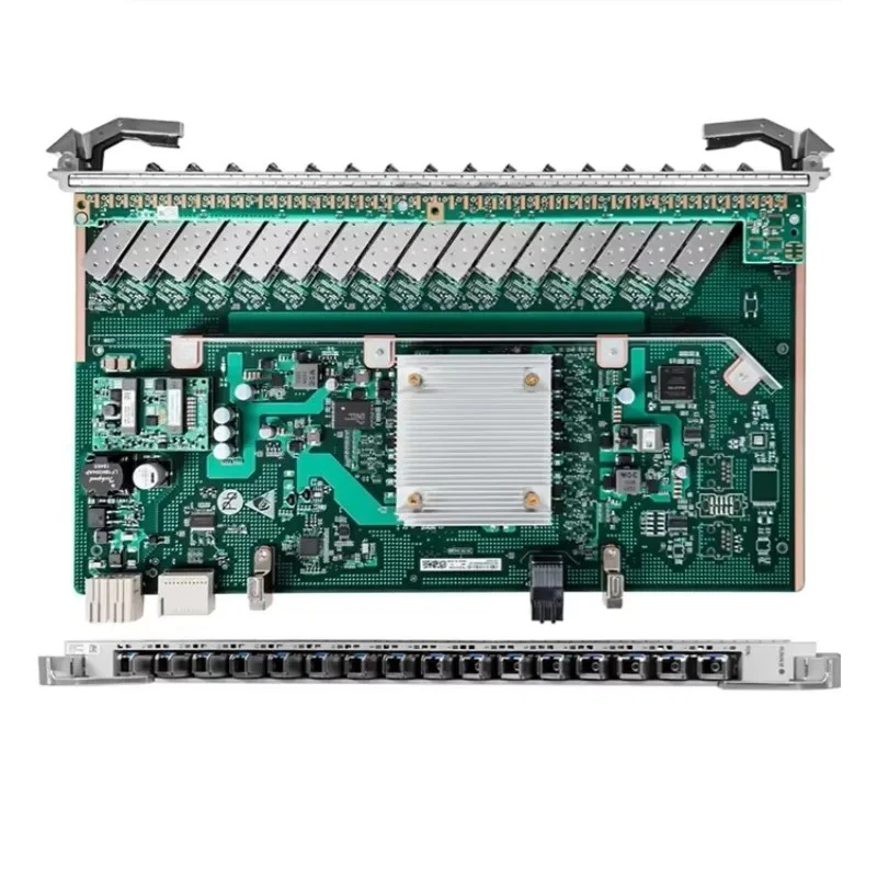 Suitable for FTTX solutions, GPHF 16-port GPON OLT board with C++ module and SC/UPC connector.