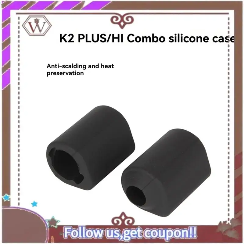 ABBG-Silicone Socks For Creality K2 Plus Hotend Protection Sleeve For Hi Combo 3D Printer Heat Retention Dust Prevention 3Pcs