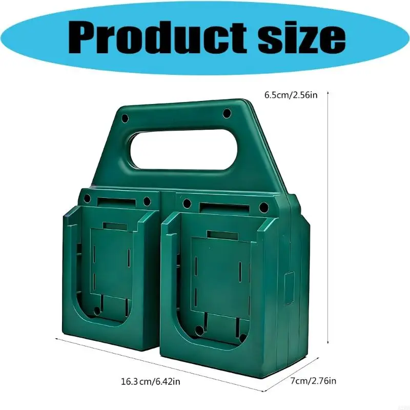 Battery Mount Holders Portable Storage Rack Basket Bracket Holders for 18V 14.4V A2BB