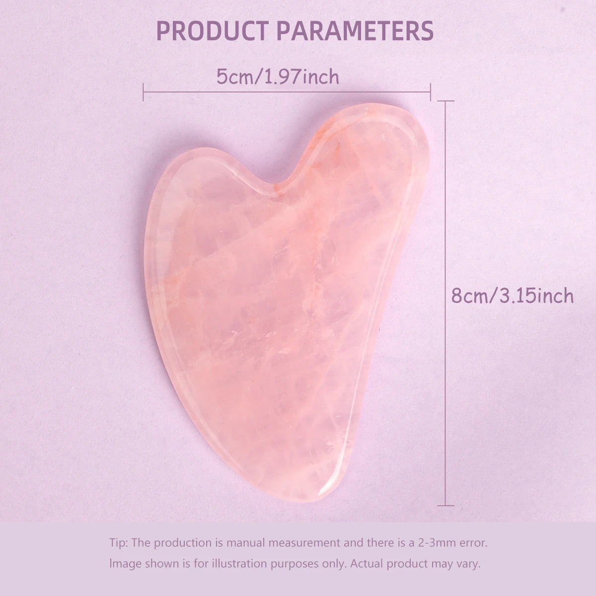 1PC Guasha Massage Natural Stone Jade Scraper Facial Gua Sha SPA Neck Massager Women Portable Face Skin Care Beauty Healty TooL — zdjęcie 7