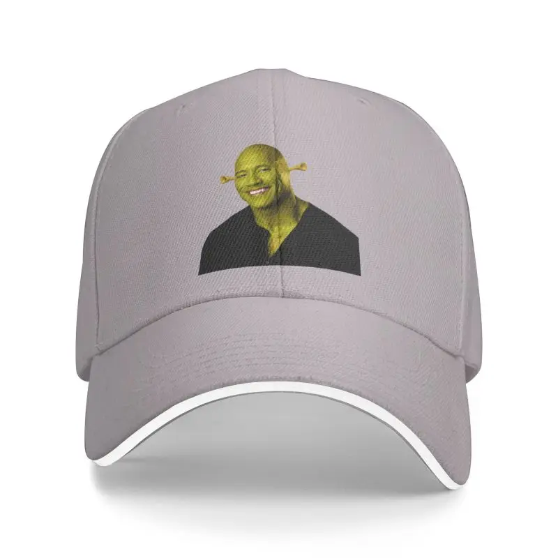 Fashion Unisex Dwayne The Shrok Johnson Baseball Cap Adult The Rock Muscle Man Adjustable Dad Hat Men Women Outdoor