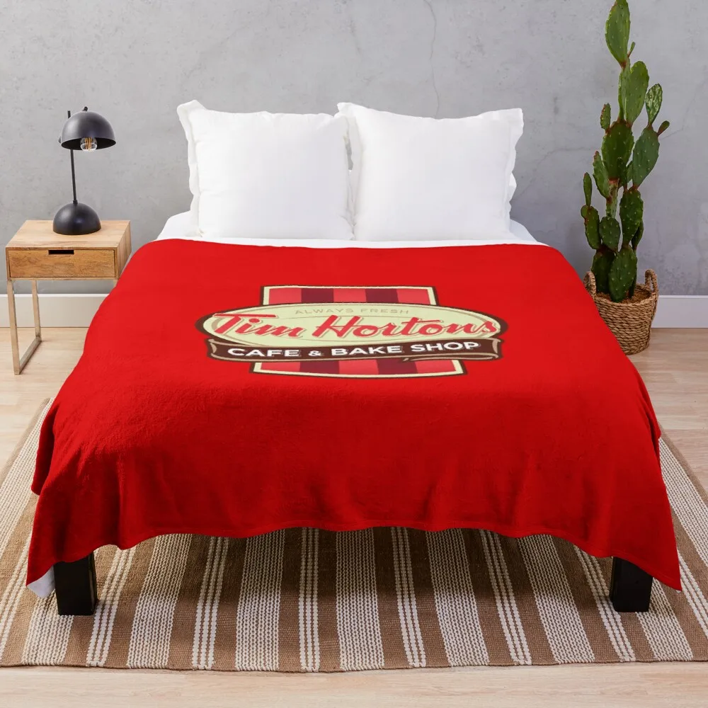

Tim Hortons Canadian Coffee Chain design Throw Blanket Throw And Blanket From Fluff King Flannel Blanket Decorative Bed Blankets