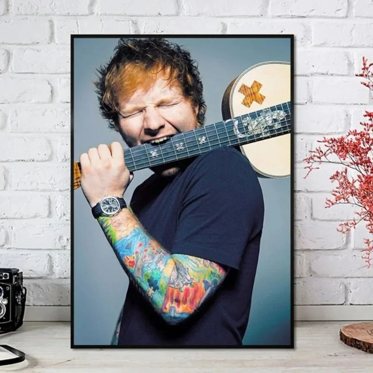 المغني الشهير إد شيران HD ملصق ألبوم الموسيقى صورة قماش اللوحة طباعة جدار صورة فنية لغرفة المعيشة ديكور المنزل