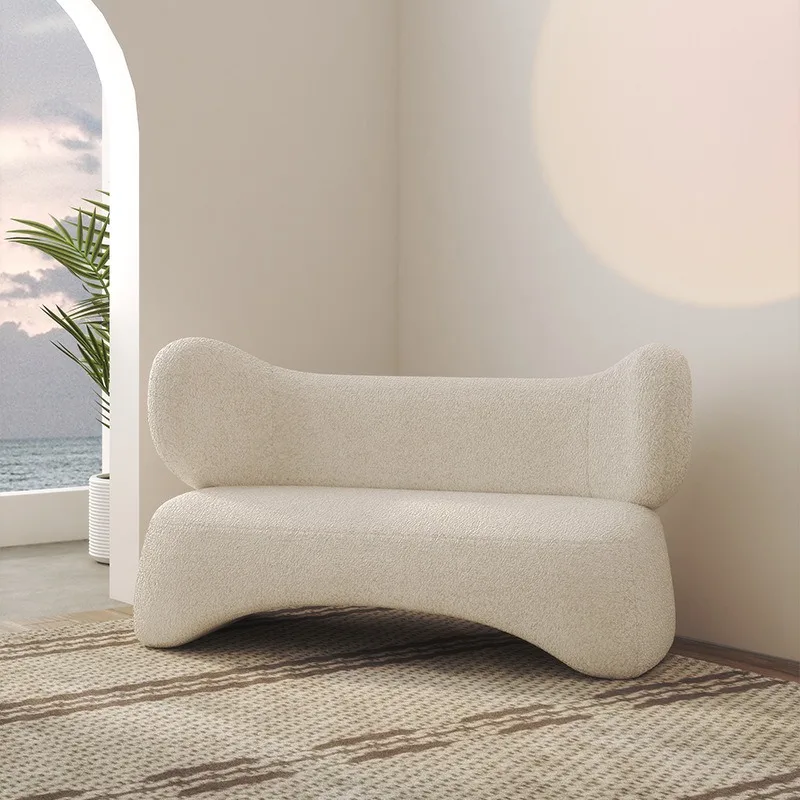 

Simple single sofa chair sitting area meeting room chair reception negotiation clothing store beauty salon store