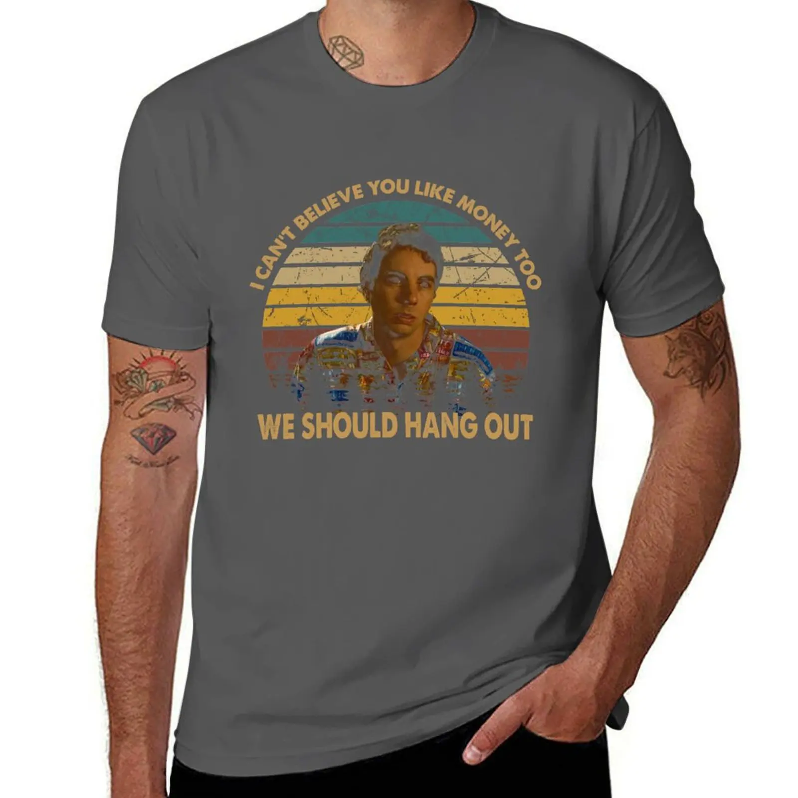 

out should believe i can idiocracy money hang movie We like you T-Shirt Casual Daily Wear Short Sleeve Top
