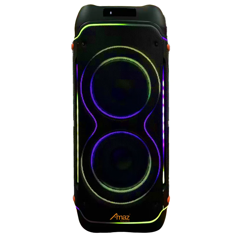 Custom China Factory Amazing Africa Top Selling Coolest Newest Partybox ized Party Speakers Double 10 Inch Woofers