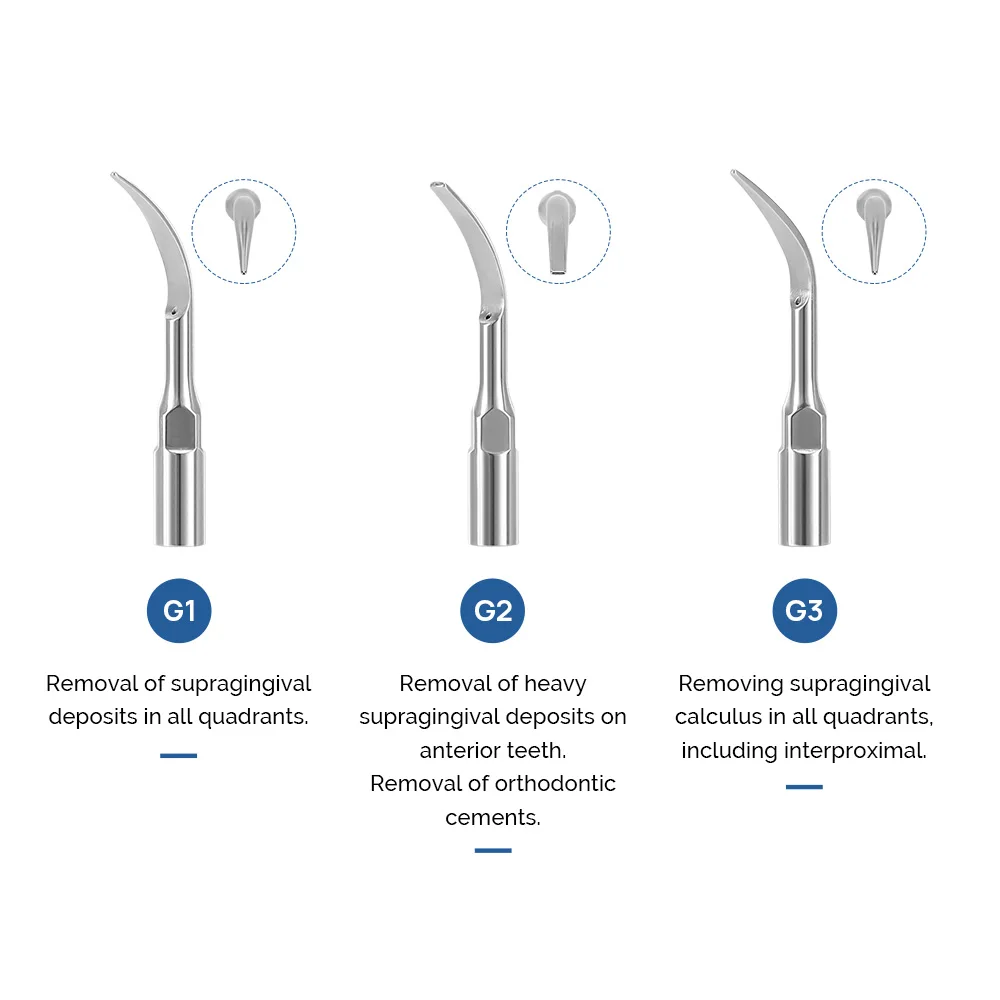 AZDENT New Dental Air Scaler Handpiece Dental 17000Hz Super Sonic Scaling Handle 2/4 Holes 135°C Disinfection