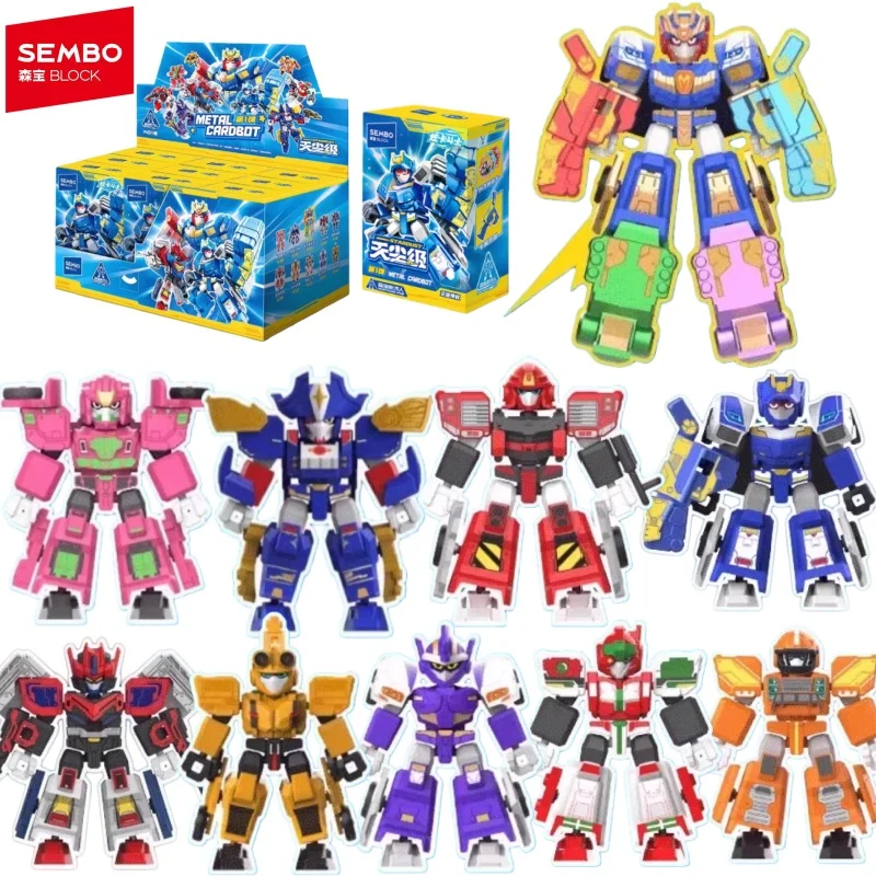 

SEMBO BLOCK металлический картограф строительные блоки Tianchen уровень синий полицейский сборные игрушки модель микро частиц настольные украшения подарок