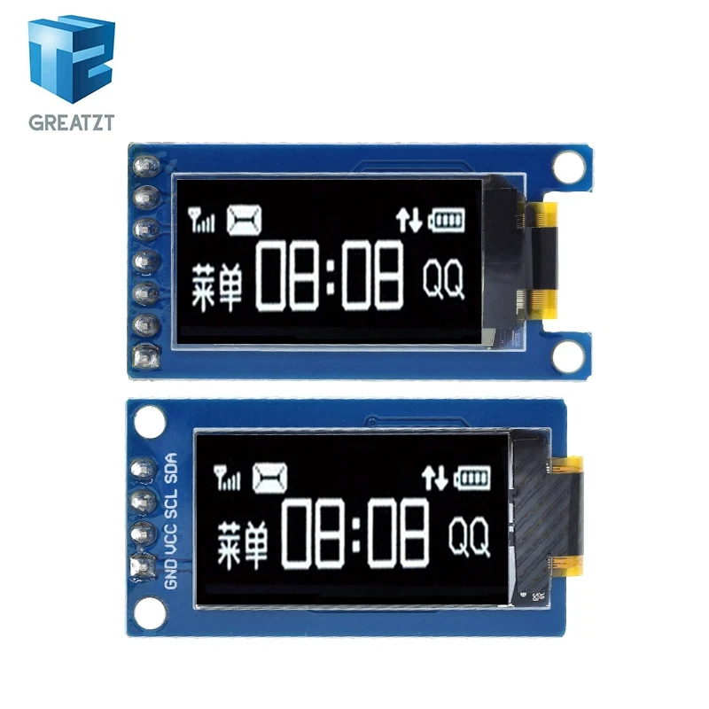 

0.96 inch OLED Display 4PIN/7PIN 64×128 LCD module SSD1107 LCD 0.96 "OLED Vertical screen module for arduino