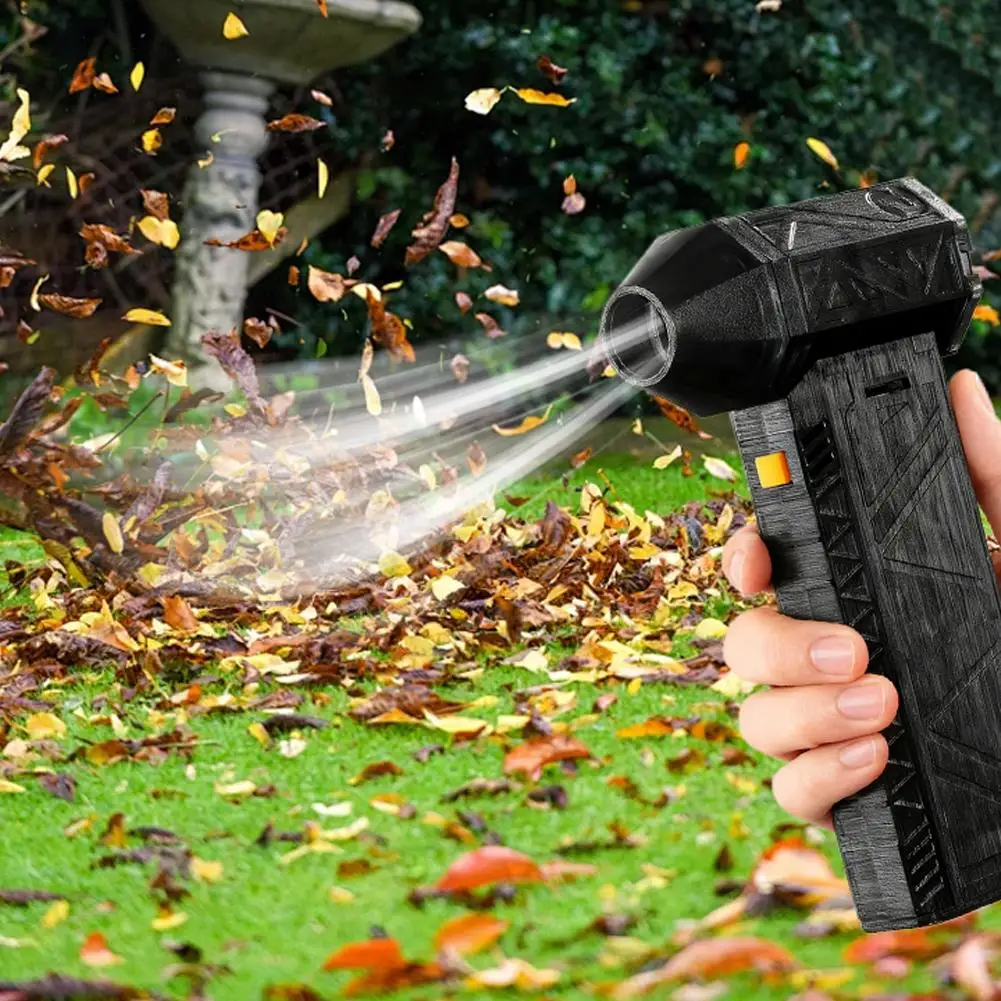 المحمولة 3-Level قابل للتعديل توربو صغير منفاخ الثلج عالية الطاقة مروحة نفاثة فرش السيارات متغير السرعة منفاخ الغبار تنظيف أداة #3