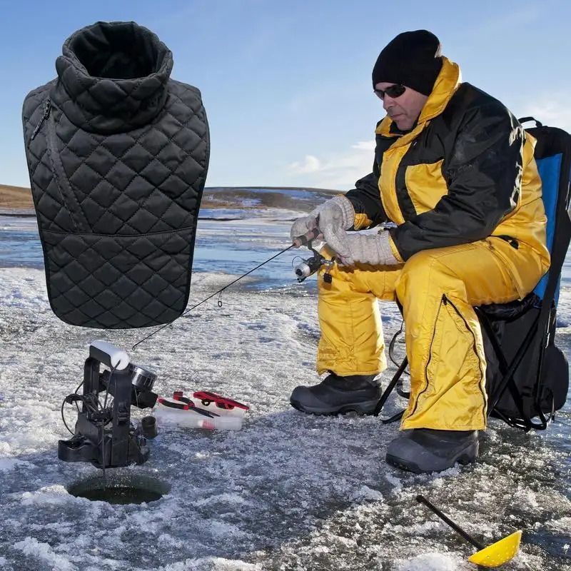 Warm houden Sjaal Motorrijder Borst Nekbeschermer Winddicht Warmer Sjaal Slabbetjes Motorfiets Winter Thermische Kraag