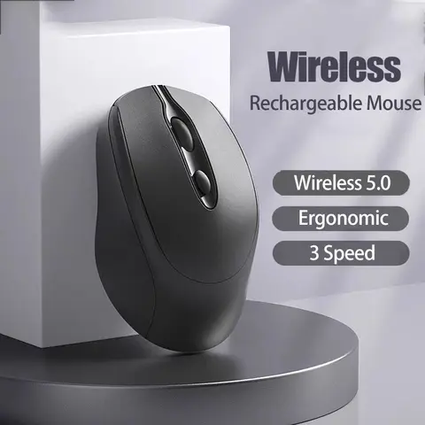 충전식 무선 블루투스 호환 마우스 자동 무선 컴퓨터 마우스 노트북 Macbook PC 용 USB 인체 공학적 게이머 마우스