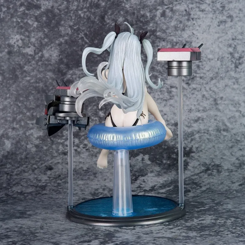 New Azur Lane GK Action Figures Swimwear Prinz Eugen Pvc Model Doll Beautiful Girl Collection Model Desktop Decoration Toy Gift