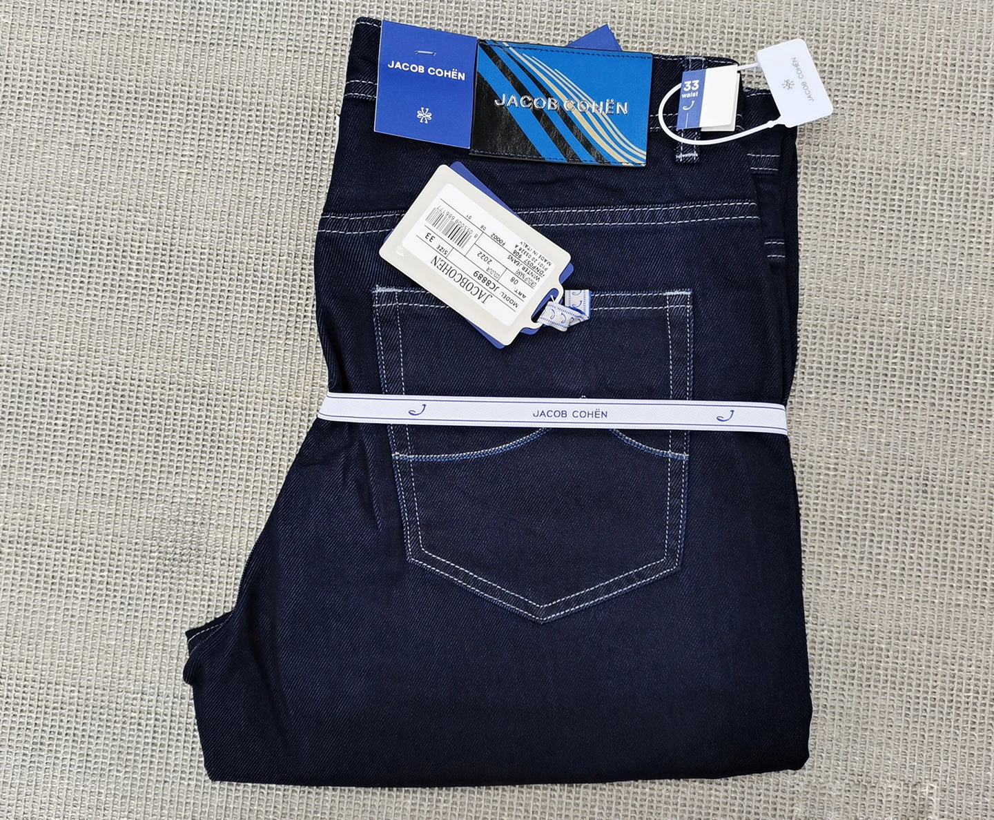 OECHSLI Jeans Thin Cotton Men 2026 Spring Summer new fashion straight breathable outdoors comfort Zipper Big size 30-40 Pants