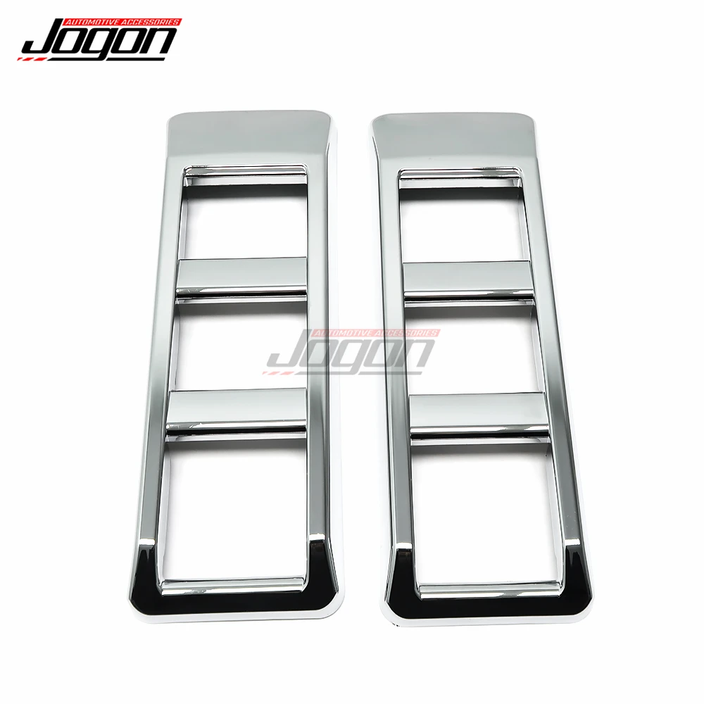 ABS Chrome Car Side Body Fender Vent Cover Trim For Toyota LC70 Series J70 LC70 LC71 LC76 LC78 LC79 FJ70 FJ71 FJ76 J79 Pickup