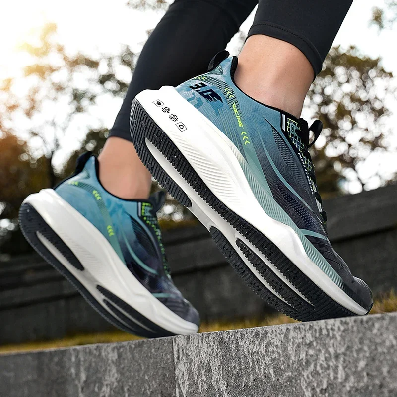 

Уличные кроссовки, мужская износостойкая повседневная обувь на толстой подошве, мужская удобная дышащая спортивная обувь на шнуровке, мужская обувь