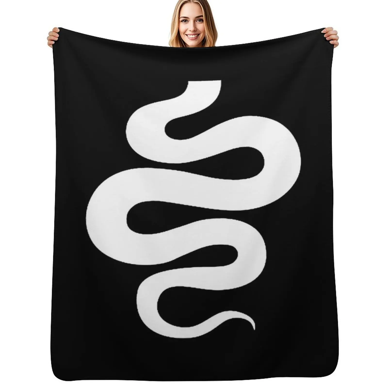 Sickick Sick Kick S!ck!ck white snake Throw Blanket Lightweight Warm Blanket for Travel Camping