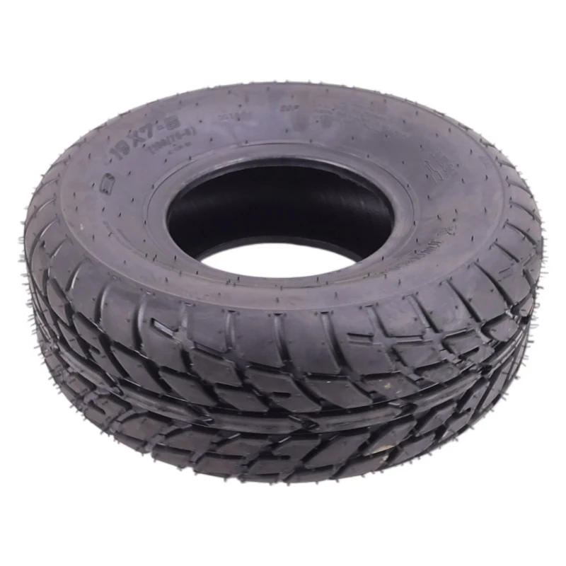 The Front 19x7-8 Tires Are Suitable For Go-Karts ATVs Road Tires and Wear-Resistant Thickened Anti-Skid Tires.