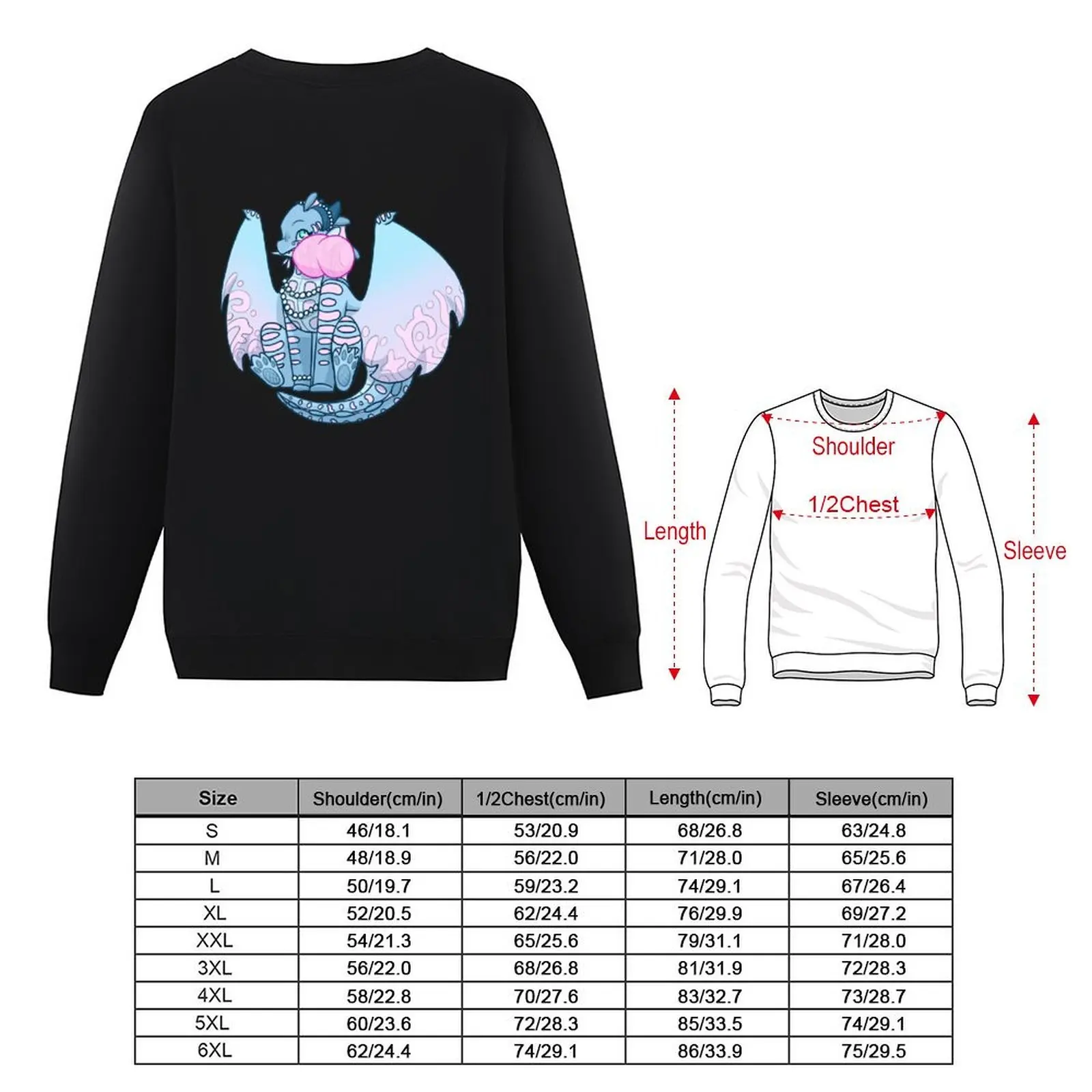 Anemone with Cotton Candy Pullover men's autumn clothes korean autumn clothes tracksuits japanese style graphic sweatshirts