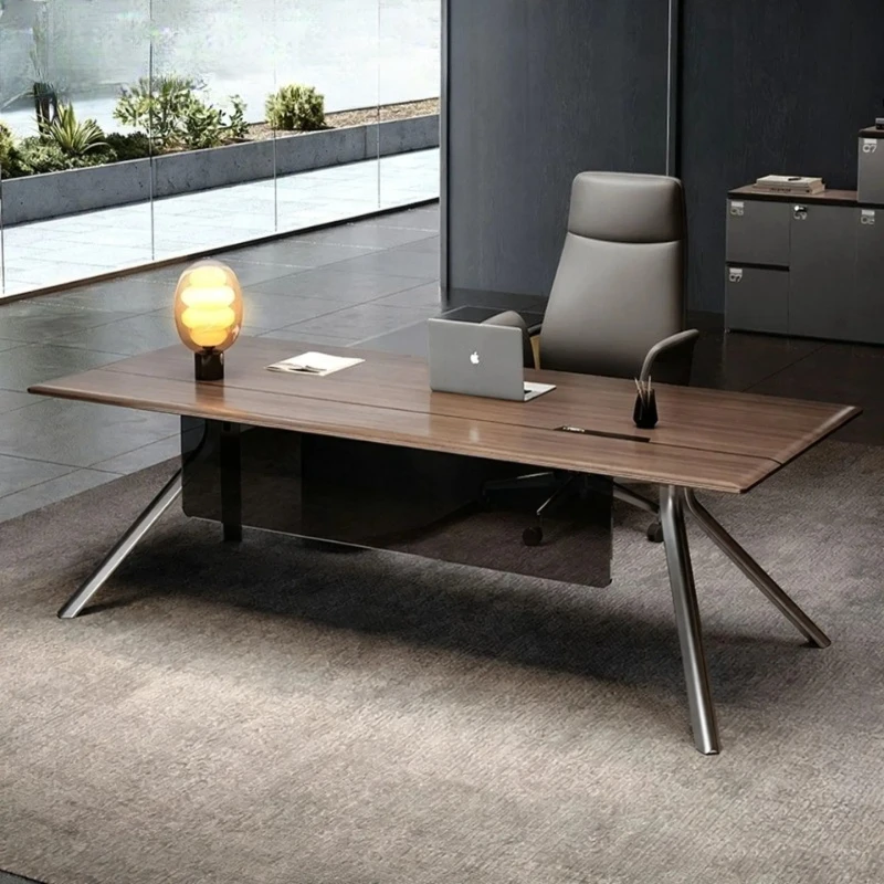 

BSmall boss table desk simple modern light luxury senior sense manager desk office